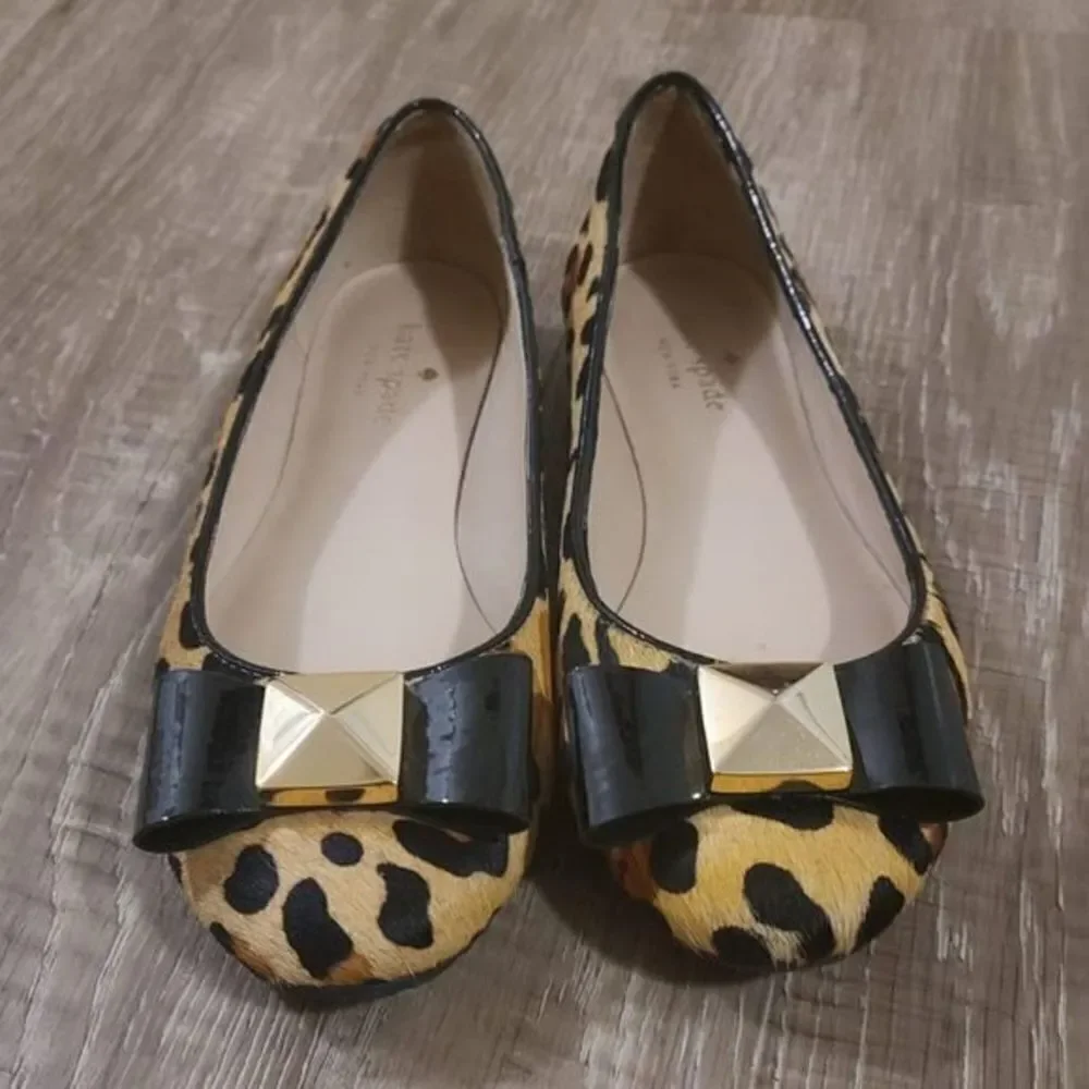 Kate Spade Tula Ballerina Leopard‎ Print Flats